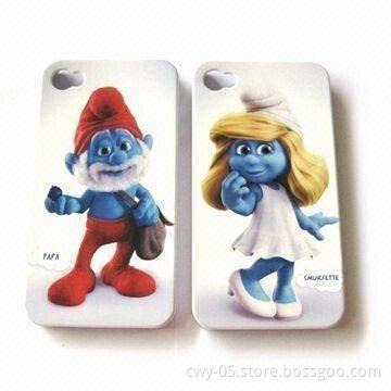 Scratch-resistant TPU Case for iPhone 4/4S, Various Pantone Colors are Available